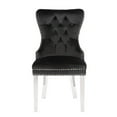thumbnail image 3 of CHAISE DE SALLE À MANGER À AILES en Noir ENSEMBLE DE 6, 3 of 6