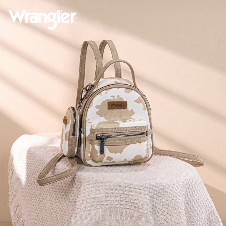 Wrangler Mini Backpack Cute Cow Print Backpack Purse for  display picture 1