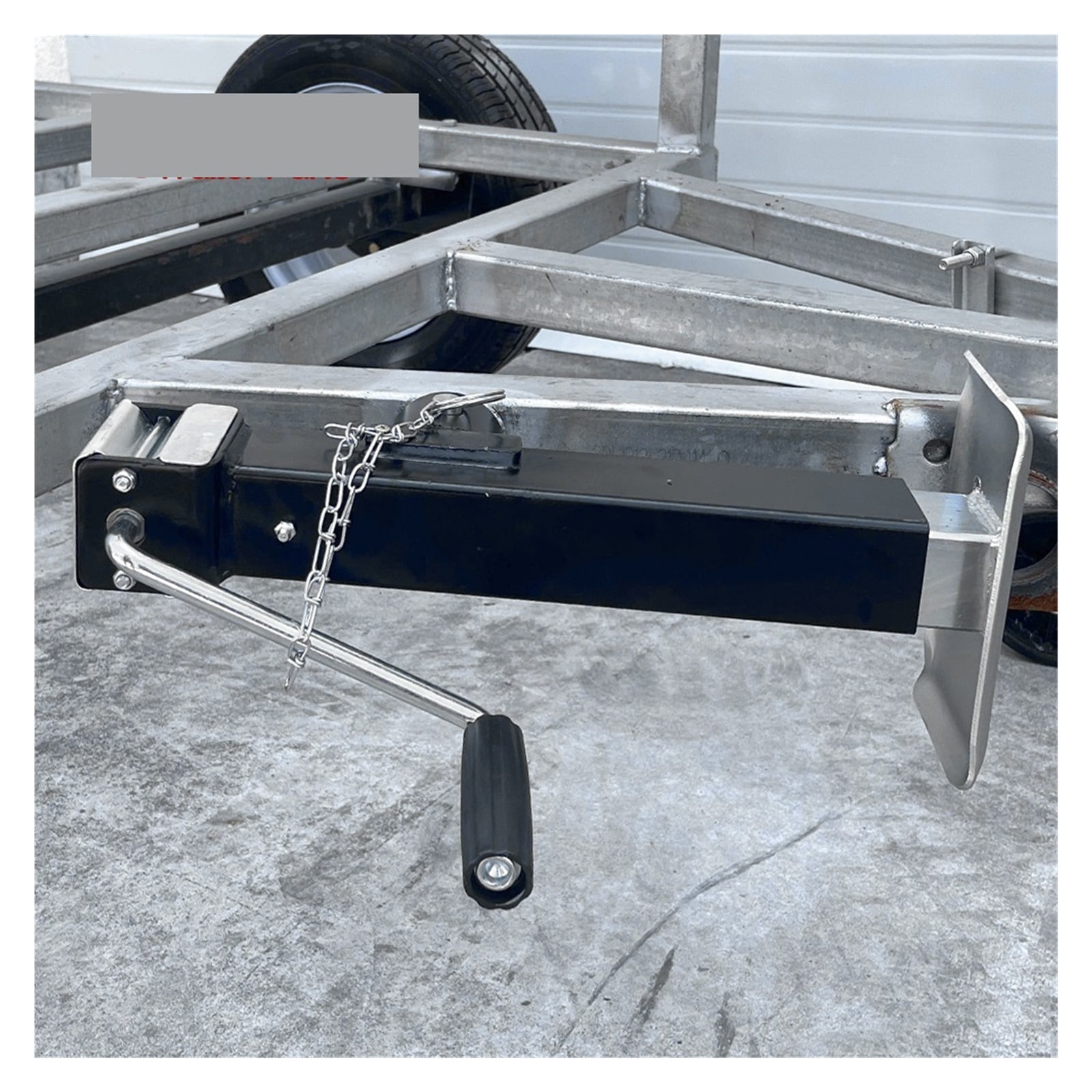 Side Swivel Weld-on Square Tube Trailer Jack Stands Support Legs Corner Steady CAP5000LBS Camper RV Parts Caravan Accessories ,RV Universal Fit