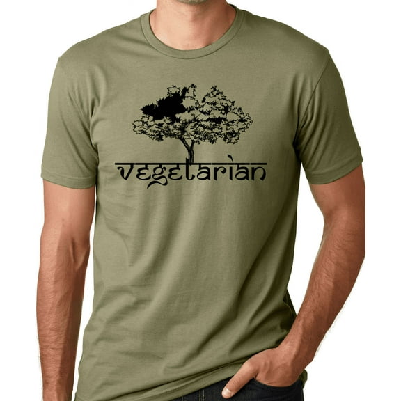 Think Out Loud Apparel Vegetarian Tree T-Shirt Veggie Humor Tee shirt