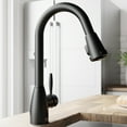 thumbnail image 2 of VIGO Graham Single Handle Pull-Down Sprayer Kitchen Faucet in Matte Black, 2 of 11