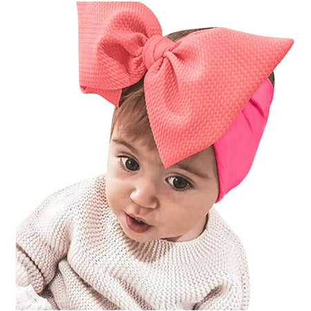 1PC Baby Girl Headbands Bows, Cute Child Hair Accessories Bowknot for Newborn  Infant Toddler Girls, Stretchy Headwear Ribbon Hair Bows (Dark Blue) |  Walmart Canada