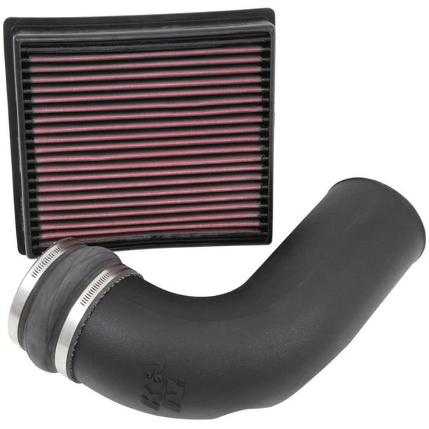 K&N Cold Air Intake Kit High Performance, Guaranteed to Increase