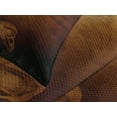 thumbnail image 4 of Ambesonne Animal Quilted Bedspread Set 3 Pcs, Hawk Eagle Face Claws, Queen Size, Brown, 4 of 5