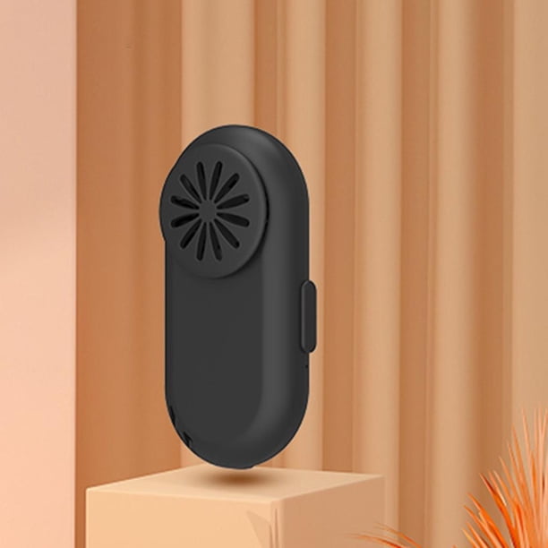 Mini ventilador de facial con clip recargable USB en cubierta de la cara, viaje deportivo, símbolo facial, aire acondicionado frío, enfriador Negro Yinane Ventilador de cubierta facial