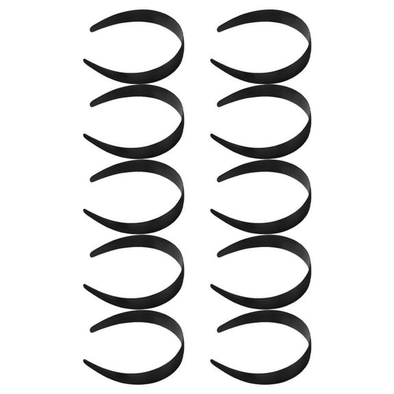 Milisten Black Plastic Headband for Crafts - Sturdy, Suitable for Unique Styles