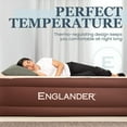 thumbnail image 4 of Englander Microfiber Air Mattress w/ Built-in Pump, Carry Bag. Queen Size, 20 in, 4 of 7