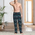 thumbnail image 2 of Fotbe Animal Footprints Pantalones de Pijama para Hombre, Pantalones de Dormir, Pantalones de Casa con Cintura Ajustable y Bolsillos-X-Large, 2 of 6