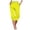 Yellow, variant on NinXxx Women's 4th Of July Flag Print Drawstring Joggers Cropped Pants Yellow M