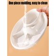 thumbnail image 6 of Meggemo 7.68 inch Round Four Compartment Meal Plate Freely combine ingredients Stylish and lightweight weight loss plate designed for portion control and fitness enthusiasts, 6 of 6