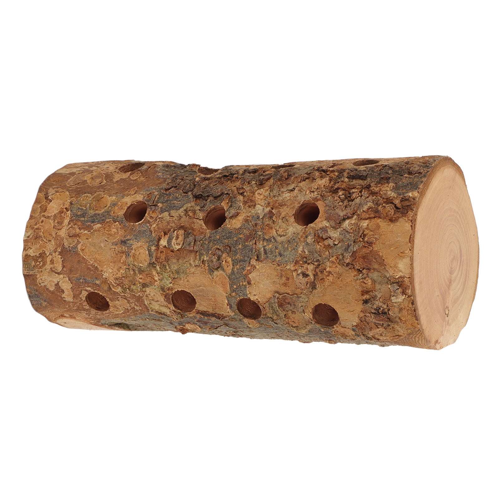 Natural Wood Molar Chew Toy and Stand Perch Stick for Hamsters and Rabbits, 15 x 8 x 7 in / 38.1 x 20.3 x 17.8 cm