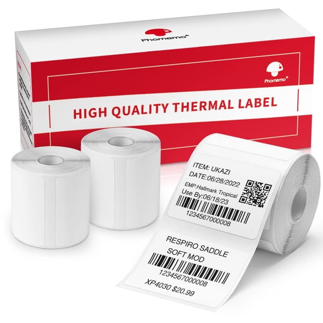 Etiqueta térmica Phomemo 690 unidades de 40 x 30 mm para M110/M220/M108/M250