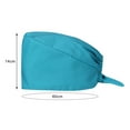 thumbnail image 3 of Algodón puro azul marino agregue algodón absorbente del sudor deje un mensaje al realizar un pedido Gorro quirúrgico de médico gorro de enfermera gorro de trabajo ANGGREK Otros, 3 of 7