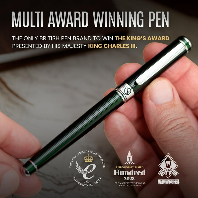 Scriveiner British Racing Green Rollerball Stunning Luxury
