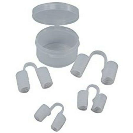 Great Ventilation - Sleep More Snore Less. Set of 4 Premium Nose Vents To Ease Breathing and Snoring. Includes A Travel Case - Great for sports to improve breathing