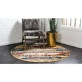 thumbnail image 4 of Unique Loom District Collection Area Rug - Chesapeake (5' Round Multi/Beige), 4 of 6