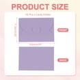 thumbnail image 2 of Uxcell Mini Card Envelope, Cute Cards Holder with Heart Clasp for Birthday Weddings Favors Business Greeting Cards Purple, 2 of 7