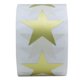 thumbnail image 3 of 1 rollo de cinco estrellas gracias pegatinas doradas TUNC Sencillez, 3 of 5