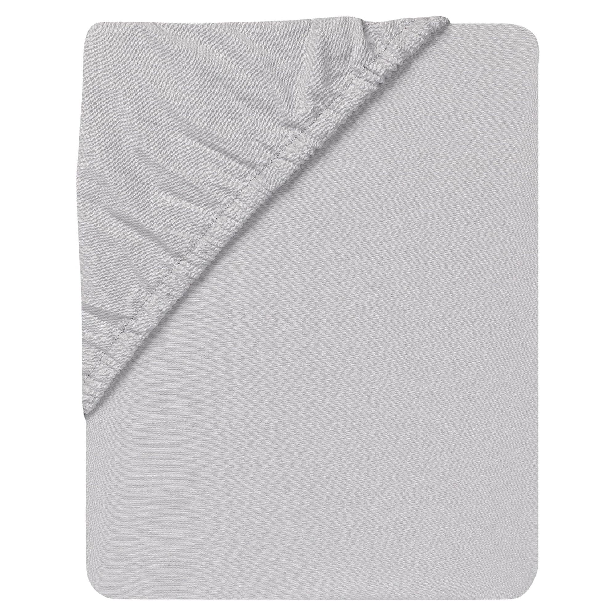 Lambs & Ivy Jungle Safari Elephant 3-Piece Mini Crib Bedding Set - Gray/White