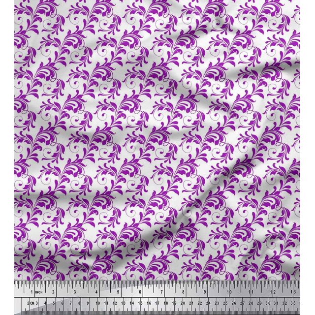 Soimoi Rayon Fabric Swirl Abstract Print Sewing Fabric Yard 42 Inch Wide
