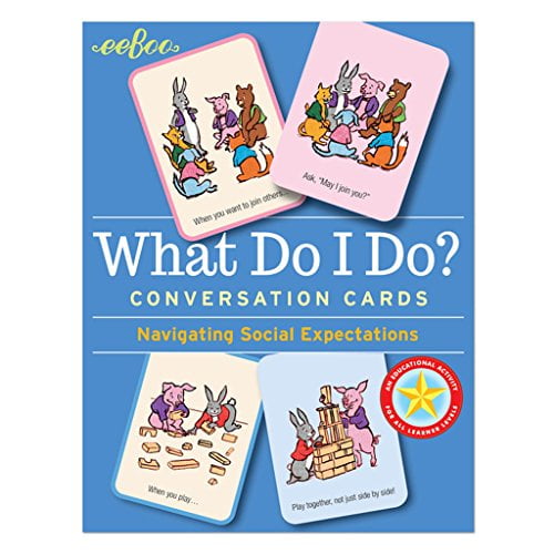 Eeboo What Do I Do Social Awareness Conversation Flashcards