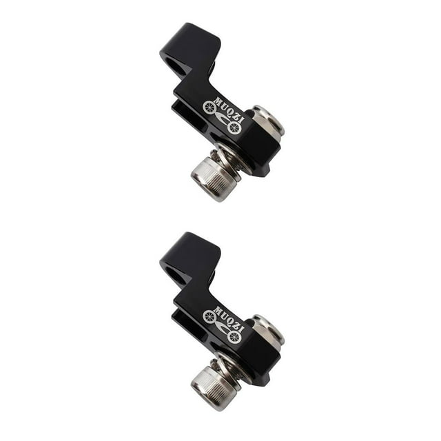 Soidarity Bicicleta plegable C Pinza de freno Asiento de extensión Marco de 20 pulgadas 406 a 451 Adaptador ajustable Juego de ruedas Soporte de negro 2piezas