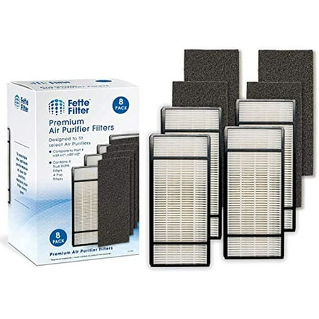 

- Air Purifier Filter and Pre-Filter Compatible with Honeywell True HEPA Filter H HRF-H1 HRF-H2 & Filter B HRF-B1 HRF-B2 (4 HEPA and 4 Pre-Filter)