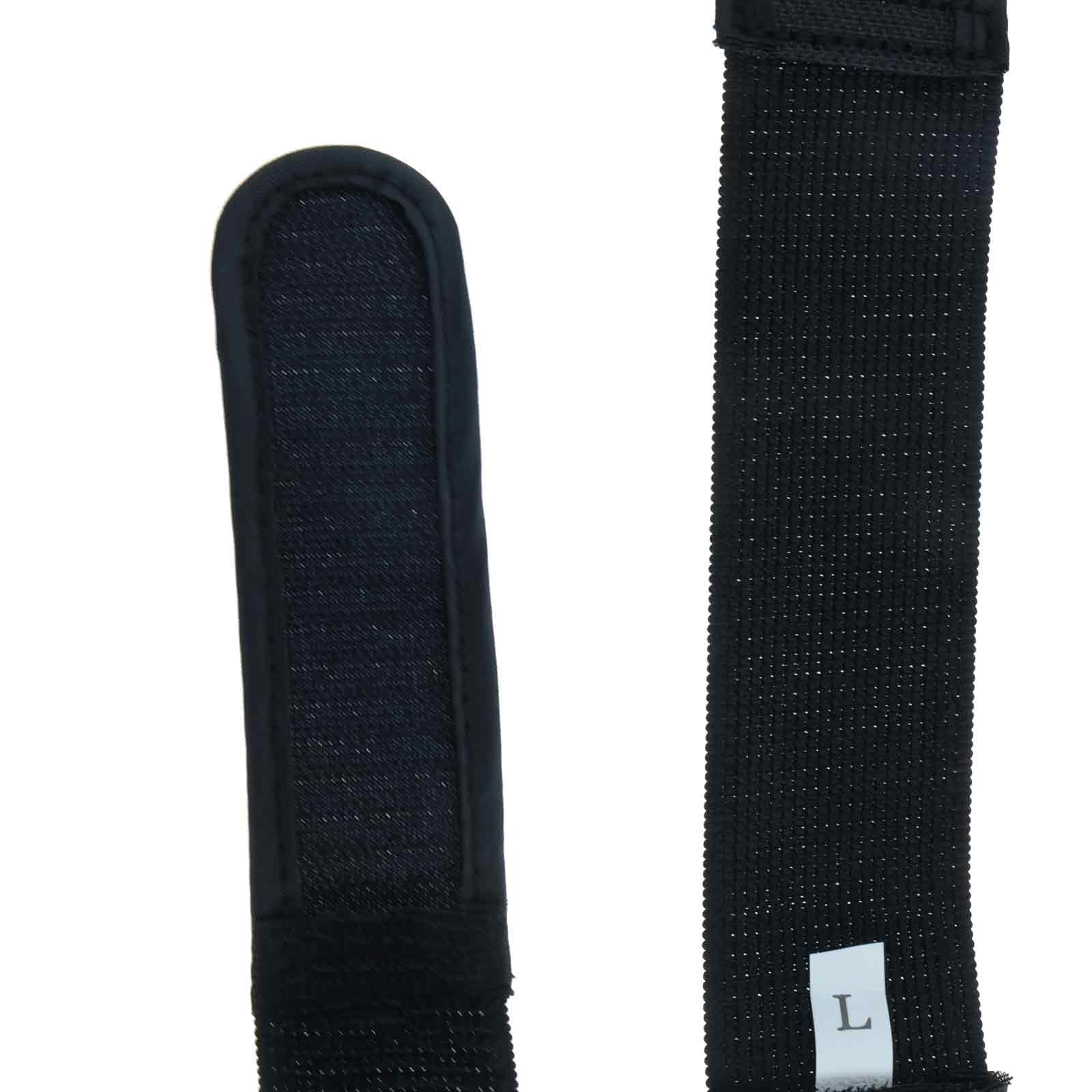 2PCS Black No Buckle Belts For Men, Stretch Belts for Men, Casual Belts Elastic Belts Single-sided Buckleless Nylon Belt with Velcro Size Large for Men for Quick Outfit