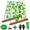Green, variant on lalahoni 50"x 48" Foldable Cucumber Trellis, A-Frame Garden Trellis for Climbing Plants, Outdoor Vegetable and Cucumber Trellis for Raised Bed, Black