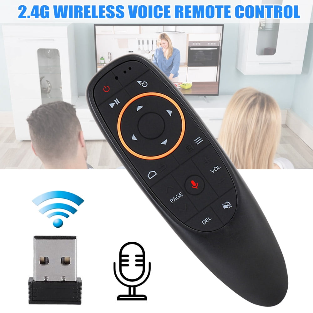 Arctic bruser Mig selv 2.4Ghz Fly Air Mouse Wireless Voice Remote Control Usb Receiver for Android  Tv Box Pc - Walmart.com