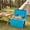 Blue, variant on Barara King Large Insulated Hard Shell Ice Chest Cooler with Cup Holders Bottle Opener and Drain Plug for Outdoor Camping and Backyard Party, Blue
