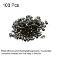 thumbnail image 3 of 100Pcs Cord End Caps 5mm End Cap Barrel Beads Kumihimo End Caps Brass for Jewelry Making 5.5mm Length Dark Gray, 3 of 5