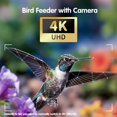thumbnail image 3 of Comedero para aves FreeKoala con cámara solar AI 4K UHD azul, 3 of 9