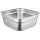 thumbnail image 2 of Cuenco para fregar de acero inoxidable, recipiente multiusos para fregadero, recipiente cuadrado grande para cocina, lavabo para lavar verduras, recipiente resistente para el hogar, 2 of 6