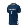 thumbnail image 2 of GameDay Greats #1 Navy Penn State Nittany Lions Lightweight Soccer Fashion Jersey, 2 of 4