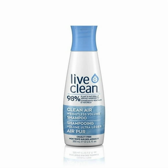 Live Clean Clean Air Weightless Volume Shampoo, 350mL, Shampoo