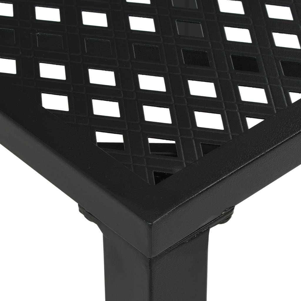 Lowestbest 31" Patio Outdoor Dining Table, Metal Mesh Square Bistro Table for Garden Backyard Lowestbest 31" Patio Outdoor Dining Table, Metal Mesh Square Bistro Table for Garden Backyard