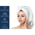 thumbnail image 7 of Delara Organic Cotton Luxuriously Plush Bath Sheet Pack of 4|GOTS & OEKO-TEX Certified |650 GSM Long Staple | Quick Dry & Ultra-Absorbent, 7 of 7