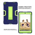 thumbnail image 2 of FIEWESEY for Walmart Onn 8 Pro 8 inch Tablet Case,Heavy-Duty Drop-Proof Shock-Resistant Hybrid Built-in Stand Case for Walmart Onn 8 Pro (Model:100003561)+Screen Protector(Navy/Green, 2 Pcs), 2 of 6