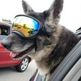 thumbnail image 2 of Lunettes de Soleil pour Chiens Moyens et Grands Protection Uv Lunettes Coupe-Vent avec Sangle Réglable Protection des Yeux, 2 of 8