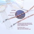 thumbnail image 4 of Cadena para anteojos KAI Top de moda con cuentas de piedra natural para mujer, 4 of 7