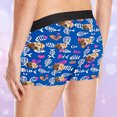 thumbnail image 4 of Dovford Men Valentines Boxer Briefs, Fashion Funny Novelty Heart Underwear, Comfort Breathable Soft Underpants Shorts, 4 of 7
