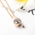 thumbnail image 3 of Teardrop/Heart Urn Necklaces for Ashes Tree of Life Memorial Ashes Lockets for Women Men Hollow Memorial Keepsake Mini Urn, 3 of 7