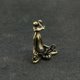 thumbnail image 5 of Vintage Brass Meditation Frog Statue Ornaments, 5 of 5