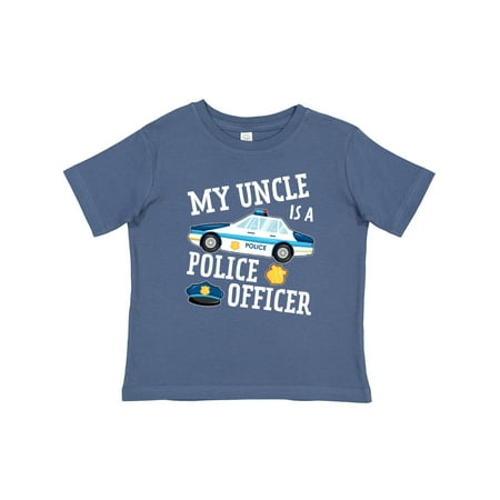 

Inktastic My Uncle is a Police Officer Gift Baby Boy or Baby Girl T-Shirt