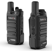 Radioddity GM-N1 GMRS Radio Handheld (2 Packs) | Noise Canceling | Long Range | Two Way Radio for Adults | 30 Channels | 3000mAh Rechargeable Battery | Privacy Code | VOX | for Camping, Offroad