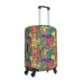 thumbnail image 3 of Balery Luggage Cover Colorful Dinosaur Print Suitcase Covers for Luggage Elastic Washable Suitcase Protector Fits 18-32 Inch Luggage-, 3 of 9