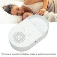 thumbnail image 5 of Music Sleep Sound Machine,10 Natural Sounds 2 Lullabies Night Light Function USB Rechargeable Portable Music Sleep Aid Machine for Adults Babies Lullaby Travel Home, 5 of 9
