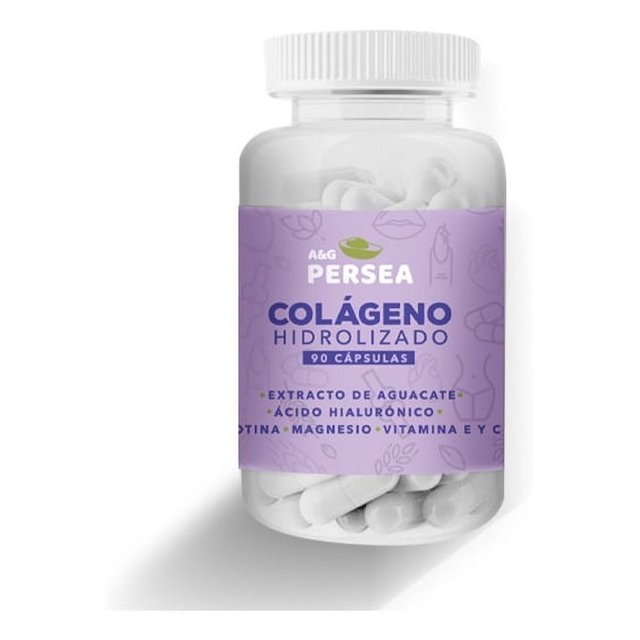 Colageno Hidrolizado Persea Capsulas 90 Caps 500 Mg C/u Persea Frasco