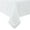 White, variant on Newbridge Provence Lattice Cutwork Solid Color Textured Fabric Tablecloth, 52 x 52 Inch Square, White
